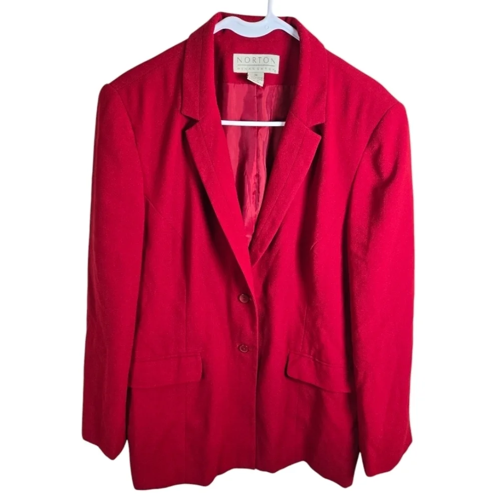 Norton McNaughton red blazer